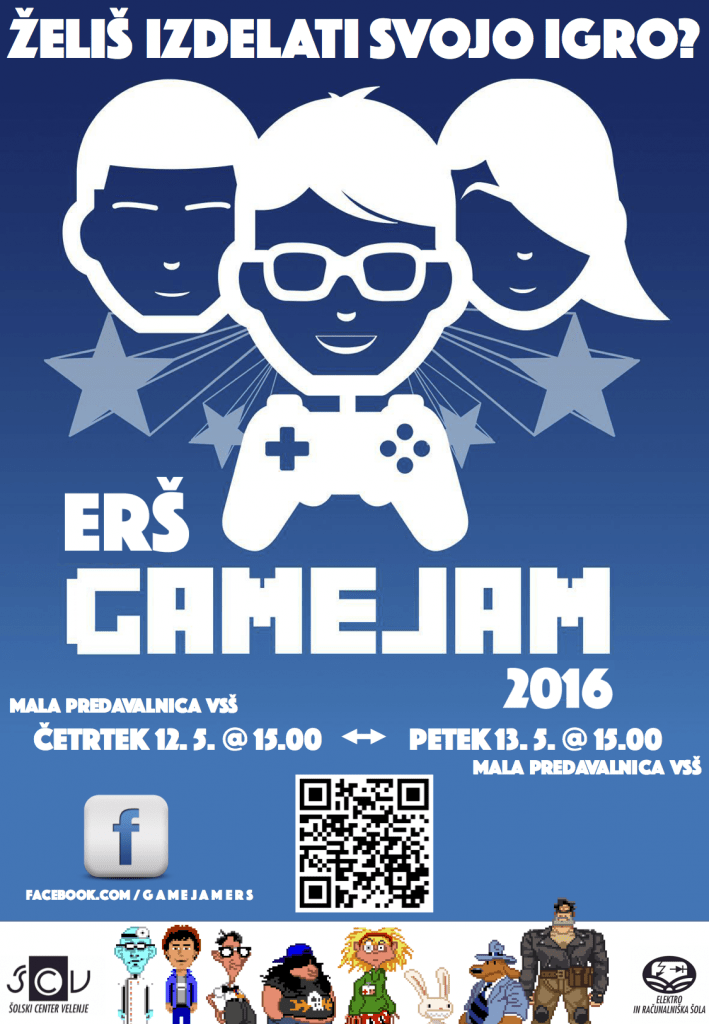 ERS GameJam plakat